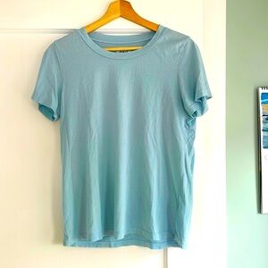 MATE THE LABEL Sky Blue Organic Cotton Tee, Size Small
